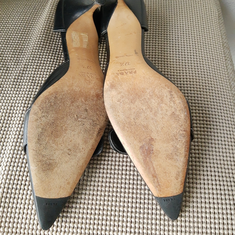 Prada Black Leather Shoes - Picture 8 of 8